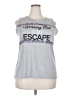 Ideology 100% Polyester Silver Sleeveless T-Shirt Size 2X - photo 1