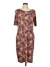 Lularoe Paisley Brown Casual Dress Size XL - photo 1