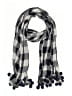 J.Crew Checkered-gingham Gray Blue Scarf One size - photo 1