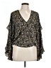 Max Studio 100% Polyester Black 3/4 Sleeve Blouse Size L - photo 1