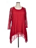 Indigo Soul 100% Polyester Red Long Sleeve Top Size 2XL - photo 1