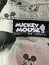 Mickey Mouse 100% Cotton Hearts Gray Short Sleeve Button-Down Shirt Size 9 - photo 3