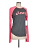 Asics 100% Polyester Color Block Pink Long Sleeve T-Shirt Size L - photo 1