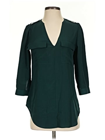 Red Saks Fifth Avenue 3/4 Sleeve Blouse (view 1)
