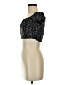 Shein Black Short Sleeve Top Size 2 - photo 5