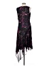 DKNY 100% Polyester Paisley Purple Cocktail Dress Size 12 - photo 2
