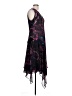 DKNY 100% Polyester Paisley Purple Cocktail Dress Size 12 - photo 4