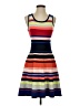 Milly Stripes Orange Casual Dress Size S - photo 1
