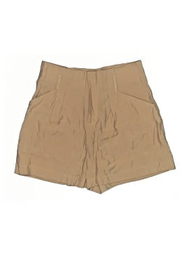 Zara Basic Khaki Shorts (view 1)