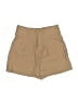 Zara Basic Solid Tan Khaki Shorts Size S - photo 1
