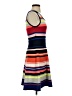 Milly Stripes Orange Casual Dress Size S - photo 4