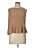Unbranded Tan Brown Sleeveless Blouse Size L - photo 1