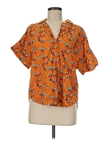 Pilcro Short Sleeve Blouse (view 1)