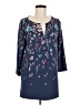 J.Jill Blue 3/4 Sleeve Blouse Size M - photo 1