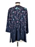J.Jill Blue 3/4 Sleeve Blouse Size M - photo 2