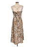 Woolworths Animal Print Brown Cocktail Dress Size 12 - photo 2