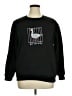Unbranded 100% Polyester Graphic Black Sweatshirt Size XL - photo 1