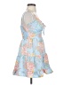 Love Tree Tropical Blue Cocktail Dress Size S - photo 4