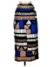 Tibi Graphic Blue Casual Skirt Size 0 - photo 1