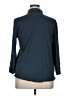 Ann Taylor Blue 3/4 Sleeve Button-Down Shirt Size XL - photo 2