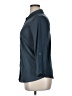 Ann Taylor Blue 3/4 Sleeve Button-Down Shirt Size XL - photo 5