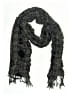 Assorted Brands 100% Viscose Black Gray Scarf One size - photo 1