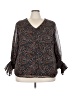 Halogen Brown 3/4 Sleeve Blouse Size 3X - photo 1