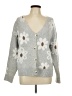 Unbranded Floral Silver Cardigan Size L - photo 1
