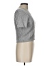 Pink Rose Gray Short Sleeve Turtleneck Size L - photo 4