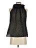 Milly 100% Silk Black Sleeveless Silk Top Size 2 - photo 1