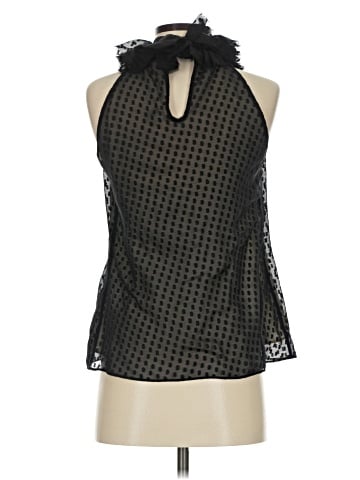 Milly Sleeveless Silk Top (view 2)
