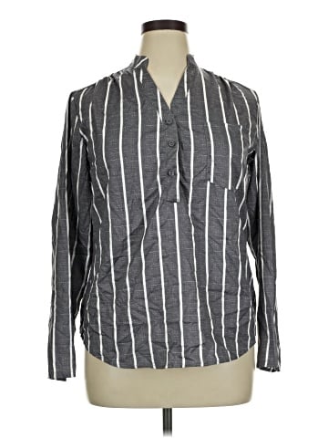 Unbranded Long Sleeve Button-Down Shirt (view 1)
