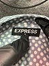 Express Outlet 100% Polyester Checkered-gingham Blue Casual Dress Size XS - photo 7