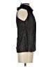 Milly 100% Silk Black Sleeveless Silk Top Size 2 - photo 4