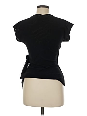 New York & Company Short Sleeve Blouse (view 2)