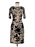Connected Apparel Paisley Black Cocktail Dress Size 6 (petite) - photo 1