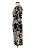 Connected Apparel Paisley Black Cocktail Dress Size 6 (petite) - photo 5