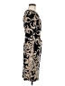 Connected Apparel Paisley Black Cocktail Dress Size 6 (petite) - photo 4