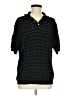 Assorted Brands 100% Silk Black Short Sleeve Top Size M - photo 1