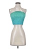 Shein Teal Tube Top Size 4 - photo 1