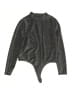 Express Metallic Silver Long Sleeve Top Size L - photo 1