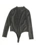 Express Metallic Silver Long Sleeve Top Size L - photo 2