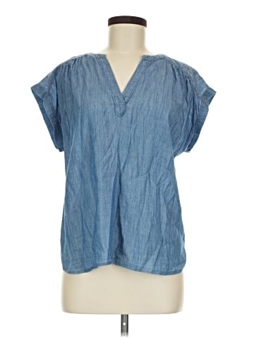Ann Taylor Factory Short Sleeve Blouse (view 1)