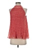 Max Studio 100% Polyester Red Sleeveless Blouse Size S - photo 1