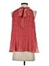 Max Studio 100% Polyester Red Sleeveless Blouse Size S - photo 2