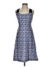 PrAna Argyle Blue Casual Dress Size S - photo 1
