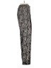 Lou & Grey Animal Print Silver Casual Pants Size S - photo 4