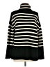 Falls Creek Stripes Black Turtleneck Sweater Size L - photo 1
