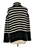 Falls Creek Stripes Black Turtleneck Sweater Size L - photo 2