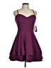 City Studio Purple Cocktail Dress Size 7 - 8 - photo 1